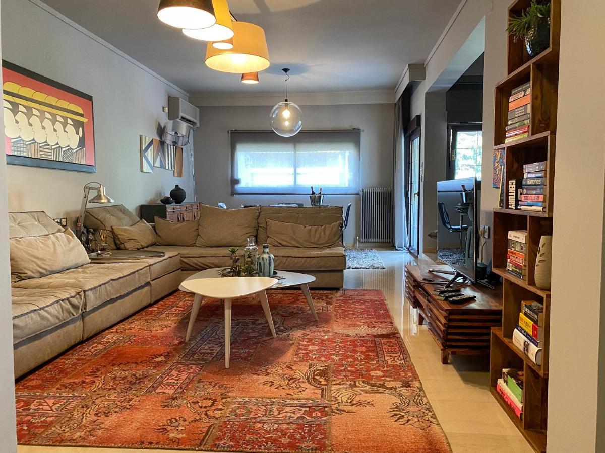 Lovely Luxurious Modern Apartment In Szaloniki Kültér fotó