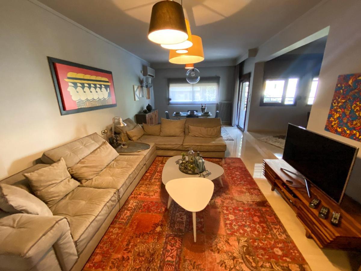 Lovely Luxurious Modern Apartment In Szaloniki Kültér fotó