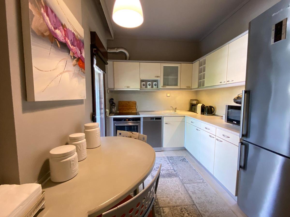 Lovely Luxurious Modern Apartment In Szaloniki Kültér fotó