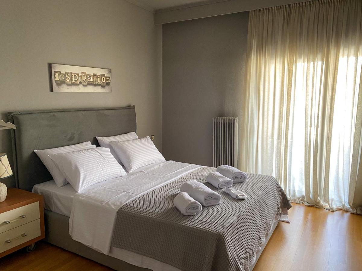 Lovely Luxurious Modern Apartment In Szaloniki Kültér fotó